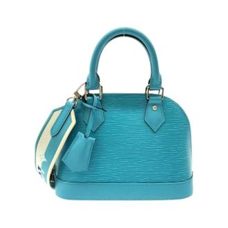 Louis Vuitton Pre-owned Vintage Handbag - Dames - Pre-owned - Blauw - Maat: ONE Size Leer