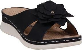 GC SHOES Claire Comfort Slide Sandal in Black at Nordstrom Rack, Size 6.5