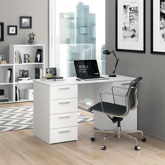 Vicco Escritorio Nico, Blanco, 137 X 60 Cm Vicco