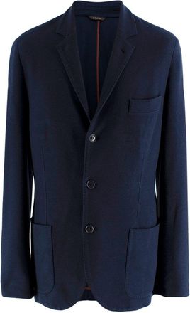 Loro Piana Navy Unlined Loose Blazer Size XL