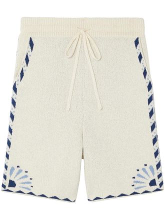 Alanui Wild Wonder Foulard shorts - Neutrals