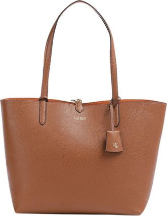 Ralph Lauren Medium Reversible Tas - Dames - Shoppers - Bruin - ONE Size - Leer - Tassen