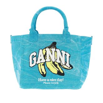 Ganni Shopping bag with Banana print Woman One Size