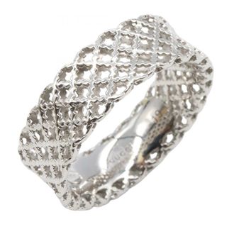 Gucci Silver White Gold (18K) Band Ring (Pre-Owned)