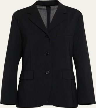 6397 Relaxed Wool Sporting Coat