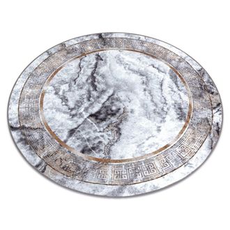RugsX RugsX Miro Rug in Grey | Size: 200 cm diameter