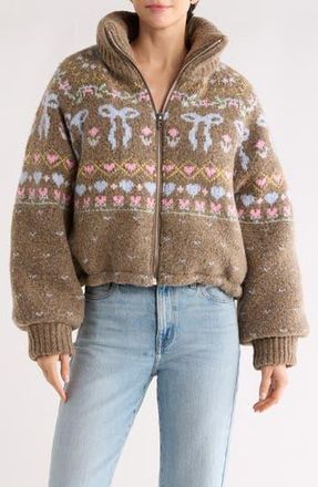 Blank NYC Knit Puffer Jacket in Cold Comfort at Nordstrom Rack, Size X-Small