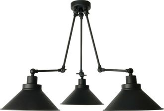 OEM L&aacute;mpara De Techo Industrial Tipo Loft, Color Negro, Modelo Corolla 13-332
