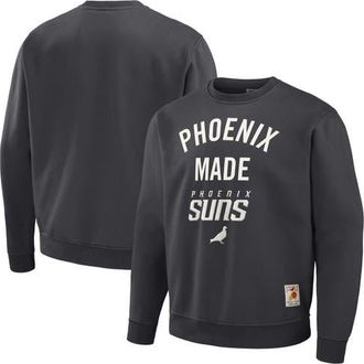 Staple Mens NBA x Staple Anthracite Phoenix Suns Plush Pullover Sweatshirt at Nordstrom, Size Medium