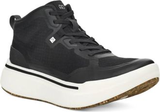 Ahnu Mens Sequence Mid Sneakers In Black / White