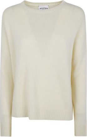 Kujten Kujten, Truien & Vesten, Dames, Beige, L, Cashmere Truien