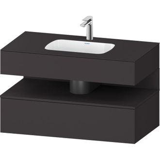 Duravit Qatego Lavabo Encastrado Con Base De Lavabo Consola, - Duravit