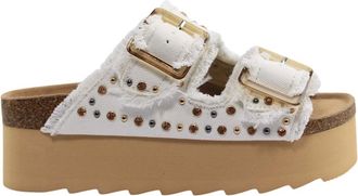 Colors Of California Schoenen, Dames, Wit, 40 EU, Slippers
