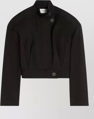 Sportmax riviera loose fit cotton bomber coat