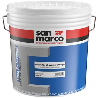 San Marco Vernice San Marco Wasserlac Al Quarzo Antialga Bianca 1l - San Marco