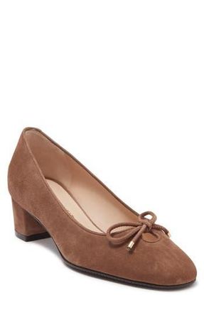 Stuart Weitzman Gabby Bow Pump in Taupe at Nordstrom Rack, Size 9.5