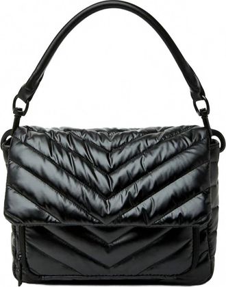 Think Royln The Muse Crossbody Handbag In Pearl Black