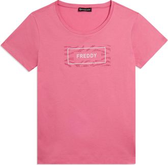 Freddy T-shirt con Logo FREDDY su Grafica Ondulata