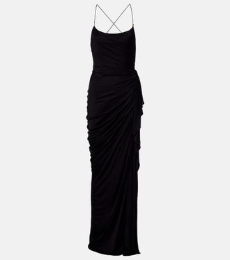 Versace Jersey maxi dress