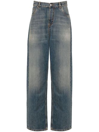 Etro mid-rise wide-leg jeans - Blue