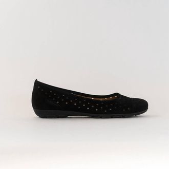 Gabor Womens Flats Sandal In Black