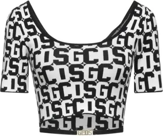 GCDS Gcds, Truien & Vesten, Dames, Veelkleurig, L, Maglia Top