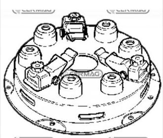 Bertolini Monoplato Con Muelles De Embrague Para Motocultor Bm 12 Bertolini 15154