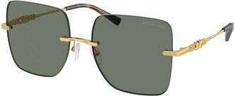 Michael Kors MK1150 QUEBEC 18963H Womens Sunglasses Gold Size 55