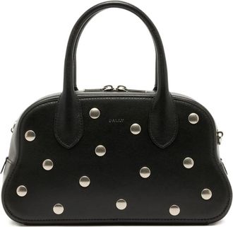 Bally Unda Satchel - Dames - Handtassen - Zwart - ONE Size - Leer - Tassen