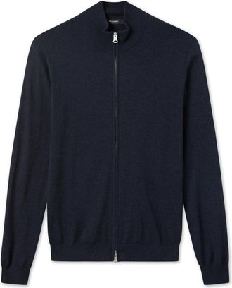 Matinique Klassieke Cardigan - Heren - Vesten met rits - Blauw - 3XL - Hoodies & sweatvesten