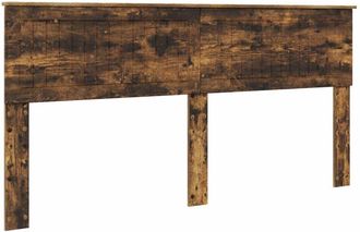 vidaXL Cabecero Roble Ahumado 180 Cm Madera Contrachapada Vidaxl