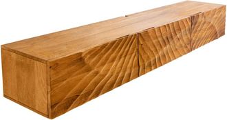 Global Interiors Hängendes Massivholz Lowboard Skorpion Natural - 160 x 33 cm