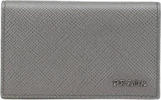 Prada Pre-owned Wallets, female, Gray, Size: ONE SIZE Pre-owned Leather wallets