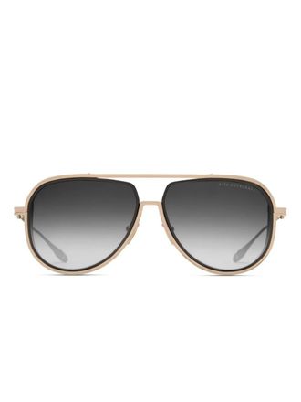 Dita Eyewear Zonnebril met piloten montuur - Goud