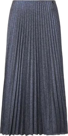 Genny Midi Rok - Dames - Midirokken - Blauw - XS - Rokken
