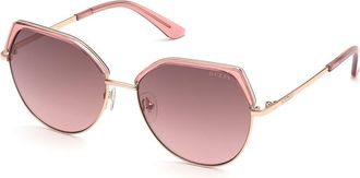 Guess GU7736 74U Womens Sunglasses Pink Size 58
