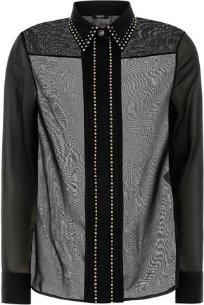 Versace Black Silk Shirt