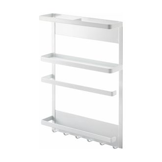 Yamazaki Tableware Tower Almacenamiento De Cocina Magn&eacute;tico Blanco