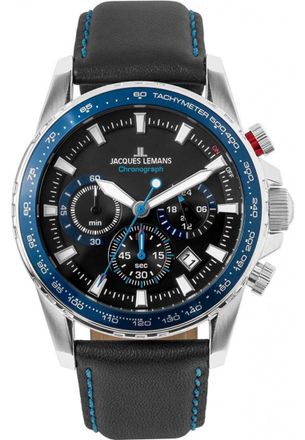 Jacques Lemans 1-2099B-1 Mens Liverpool Watch - Silver - One Size