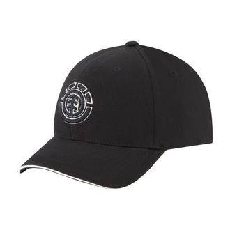 Element Stretch Fit 6-Panel Cap with Curved Visor in Black at Nordstrom