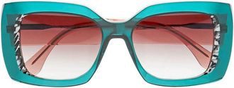 Face à Face Ashoka 2 2045 Womens Sunglasses Blue Size 54