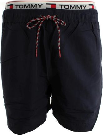 Tommy Hilfiger Slim Fit Zwembroek - Heren - Strandmode - Blauw - S - Badmode