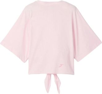 Jacquemus T-Shirts, female, Pink, Size: M High Neck Open-Back T-Shirt