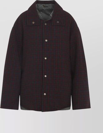 Maison Margiela checkered pattern long sleeve jacket