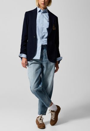 Polo Ralph Lauren Womens Cropped barrel-leg jean