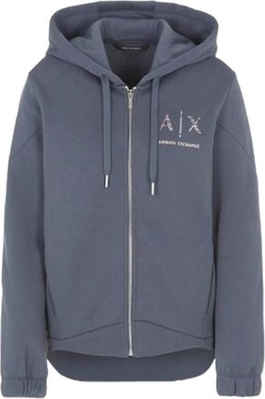 A|X Armani Exchange 6Rym 541990 Sweatshirt - Dames - Vesten met rits - Grijs - S - Hoodies & sweatvesten