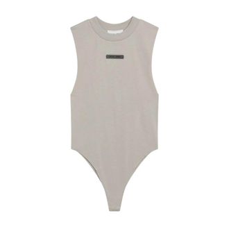 Fear of God Tops, Dames, Grijs, S, Katoen, Classic Tee