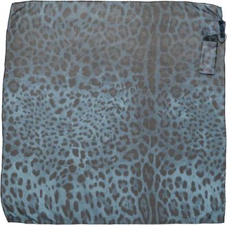 Dolce & Gabbana Pa&ntilde;uelo de seda con estampado de leopardo - Accessories - Mujer - Multicolor - ONE SIZE