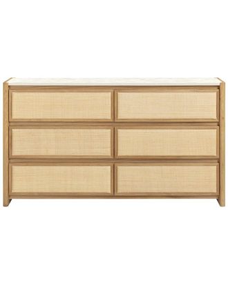 TOV Furniture Tov Furniture Paige Natural Oak 6-Drawer Dresser