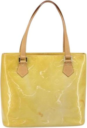 Louis Vuitton Pre-owned Tote Bags, female, Yellow, Size: ONE SIZE Pre-owned Vintage Canvas Tote Bag